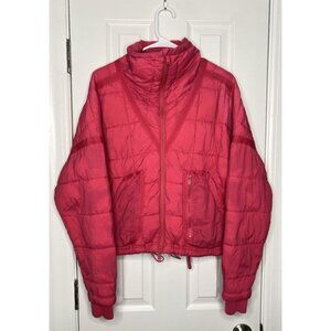 FP Movement Women's Penelope Packable Puffer Jacket Pink XS- Read